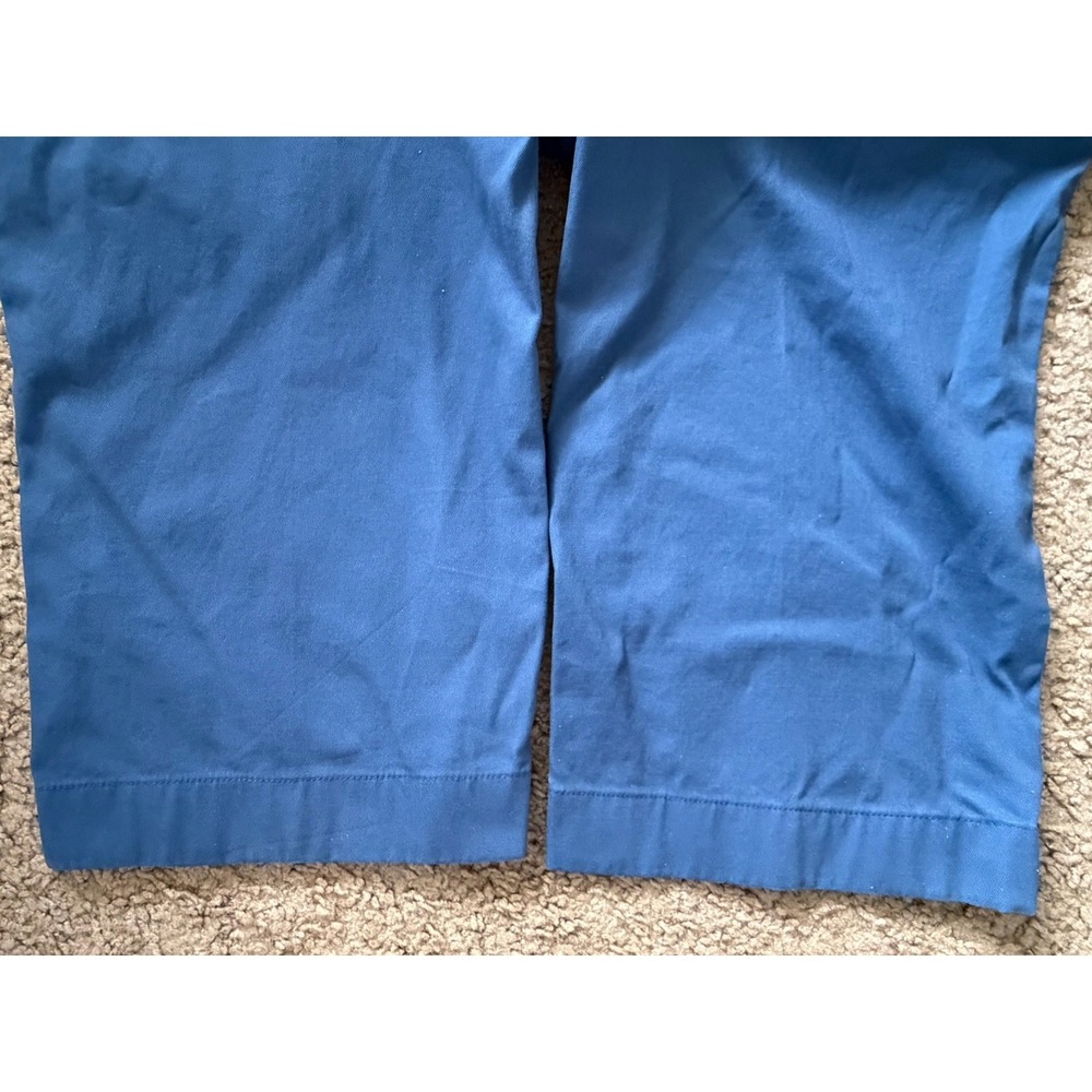 Brooks Brothers Chino Pants Trousers Blue Supima Cotton Stretch Men's 42x30 JBHS - Picture 8 of 10
